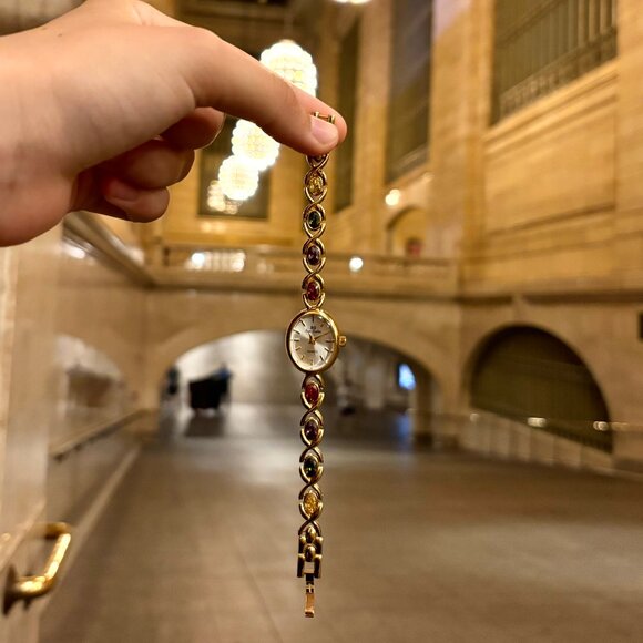 Vintage Style Gemstone Watch - Picture 1 of 2